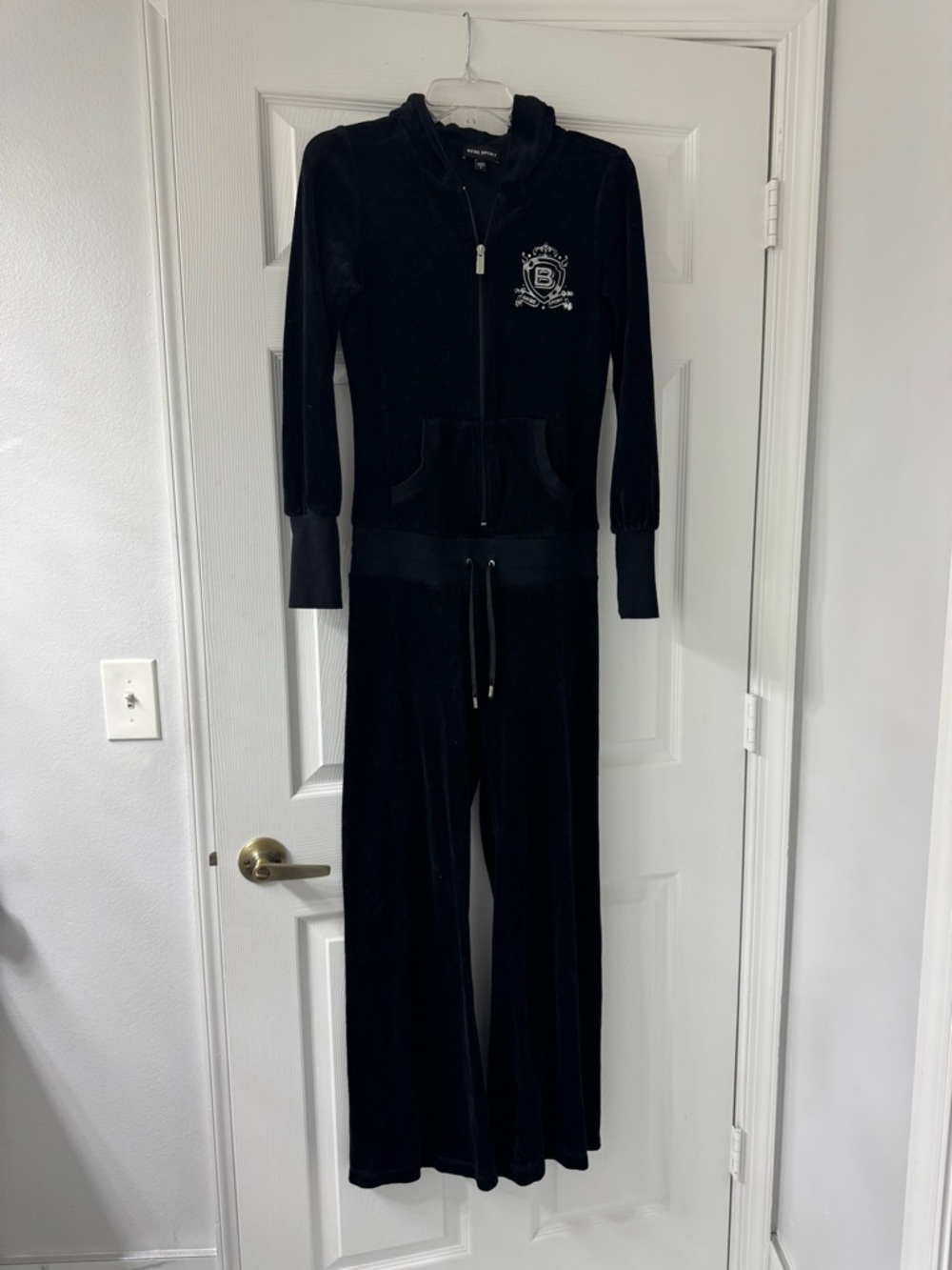 Black Vintage Bebe Jumpsuit!